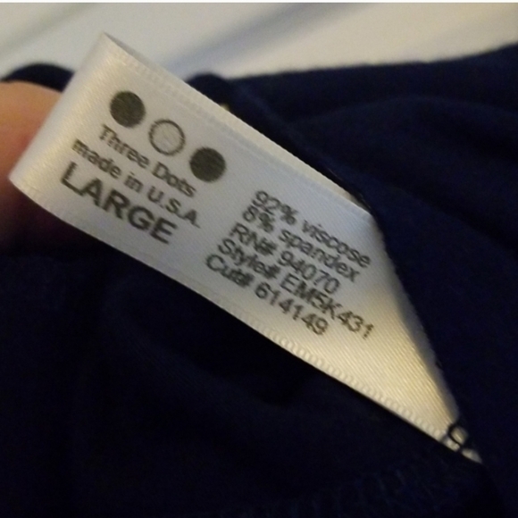 Three Dots Long Sleeve Dress - Picture 5 of 5